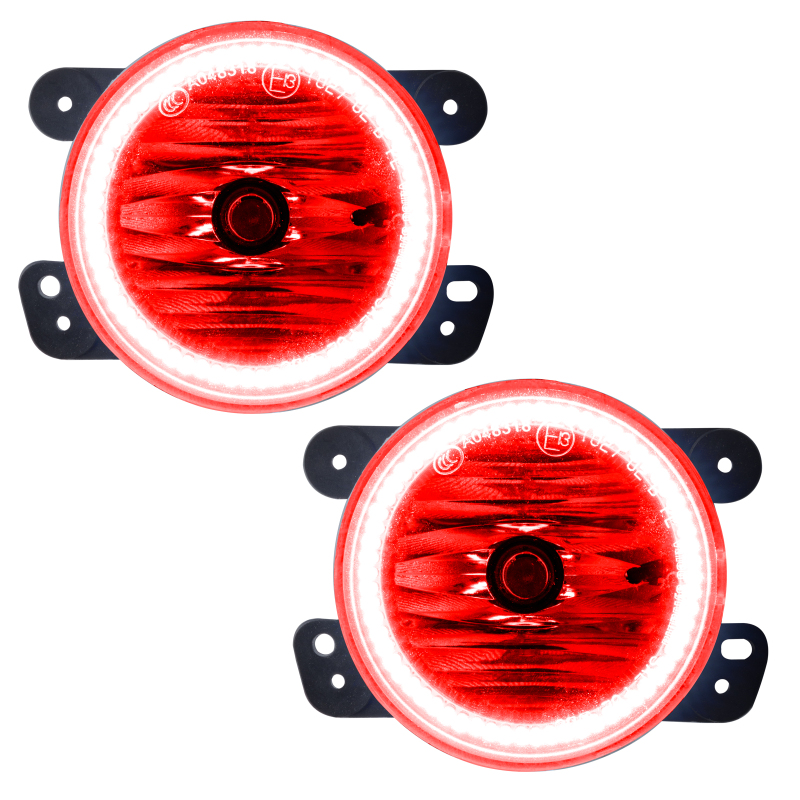 Dodge Charger Fog Light Halo Kit - ORACLE Lighting - LED, ColorSHIFT - Red - `11-`12